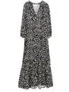 Ba&sh Agatha Maxi Dress In Blue