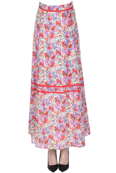 Ba&sh Aliya Long Skirt In Multicoloured