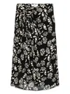Ba&sh Annie Midi Skirt In Black