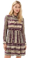 Ba&sh Apoldie Dress Bordeaux In Bordeaux