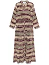 Ba&sh Artemis Midi Dress In Neutrals