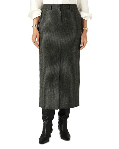 Ba&sh Ba & Sh Abiss Midi Skirt In Anthracite