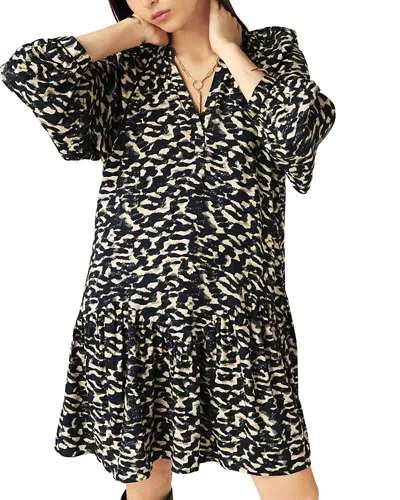 Ba&sh Ba & Sh Aisha Shift Dress In Ink
