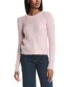 Ba&sh Turo Low Back Knit Sweater In Blue