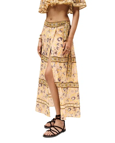 Ba&sh Ba & Sh Amalia Printed Wrap Skirt