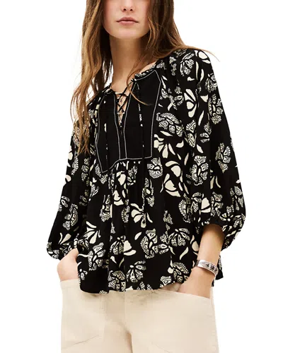 Ba&sh Ba & Sh Aura Blouse In Black