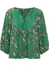 Ba&sh Ba & Sh Aura Blouse In Green