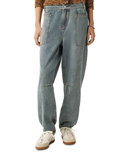 Ba&sh Ba & Sh Avalon Seamed Jeans In Light Used Blue