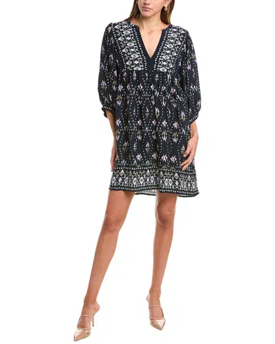 Ba&sh Balloon Sleeve Mini Dress In Blue
