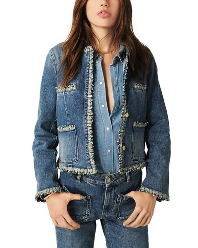Ba&sh Ba & Sh Biouna Denim Jacket In Raw