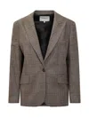 Ba&sh Checked Blazer In Brown