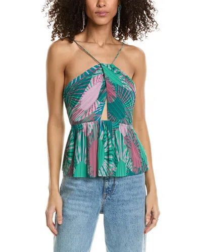 Ba&sh Detail Collar Top Nellie For Women In Green