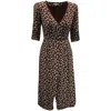 Ba&sh Ba & Sh Coachella Bordeaux Dress In Burgundy Cotton In Multi