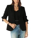 Ba&sh Ba & Sh Coleene Front Button Blazer In Black