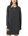Ba&sh Dalede Mini Dress In Heather Grey In Heather Grey