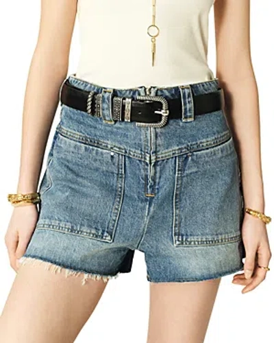 Ba&sh Ba & Sh David Denim Shorts In Light Used Blue