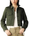 Ba&sh Ba & Sh Elia Cropped Jacket In Khaki