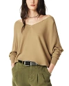 Ba&sh Elsy Low Back Sweater In Camel