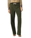 Ba&sh Cary Straight-leg Trousers In Green