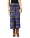Ba&sh Flame Skirt In Bleu In Blue