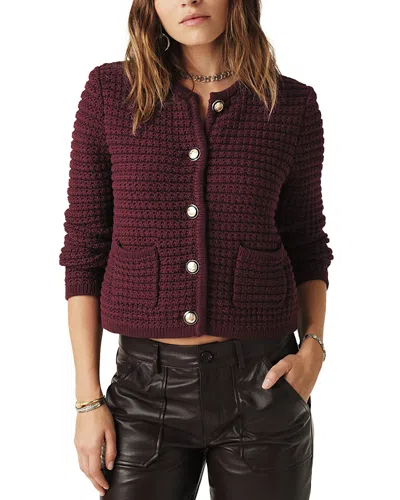 Ba&sh Gaspard Cardigan In Red