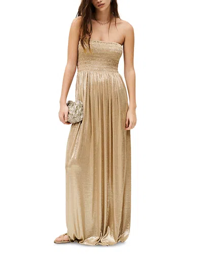 Ba&sh Ba & Sh Isabella Dress In Gold