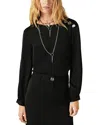 Ba&sh Ba & Sh Jenny Open Back Top In Black
