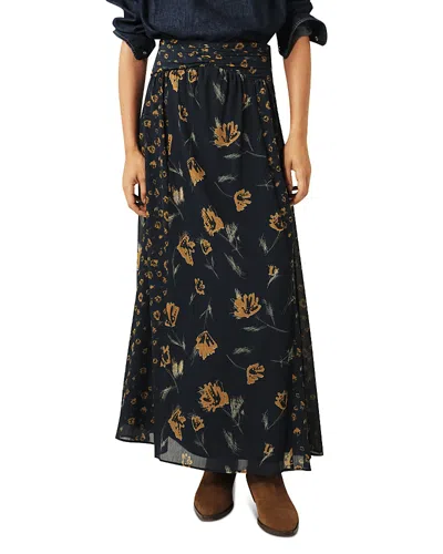 Ba&sh Ba & Sh Findy Maxi Skirt In Ink