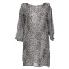 Ba&sh Ba & Sh Leopard Print Mini Dress In Brown Viscose