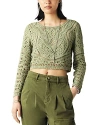 Ba&sh Marc Cardigan In Khaki