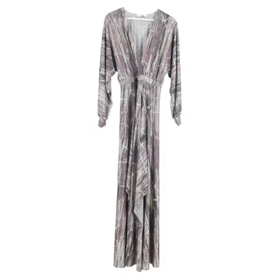 Ba&sh Ba & Sh Metallic Santana Dress In Multicolor Polyester