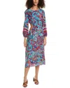 Ba&sh Monica Floral-print Midi Dress In Multi