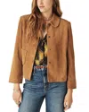 Ba&sh Ba & Sh Milas Leather Jacket In Camel