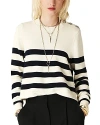 Ba&sh Milo Womens Wool Blend Crewneck Pullover Sweater In Off White