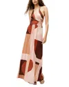 Ba&sh Ba & Sh Moas Printed Open Back Maxi Dress