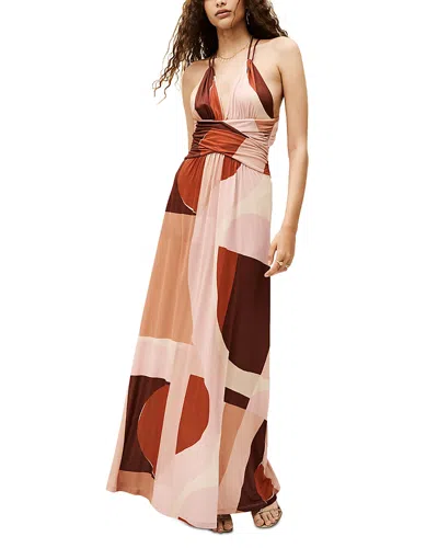 Ba&sh Ba & Sh Moas Printed Open Back Maxi Dress