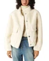 Ba&sh Ba & Sh Paros Faux Fur Coat In Off White