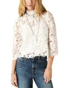 Ba&sh Ba & Sh Paul Lace Top In White