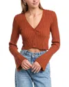 Ba&sh Pusha Cardigan In Beige