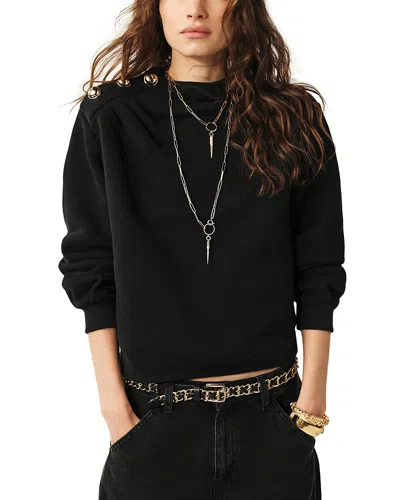 Ba&sh Ba & Sh Robbie Asymmetric Sweatshirt In Black