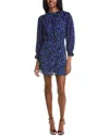 Ba&sh Logan Dress In Blue