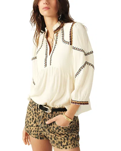 Ba&sh Ba & Sh Talsie Blouse In Off White