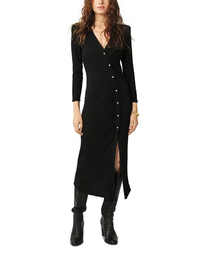 Ba&sh Ba & Sh Tango Midi Dress In Black