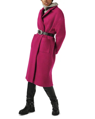 Ba&sh Ba & Sh Tao Coat In Fuchsia