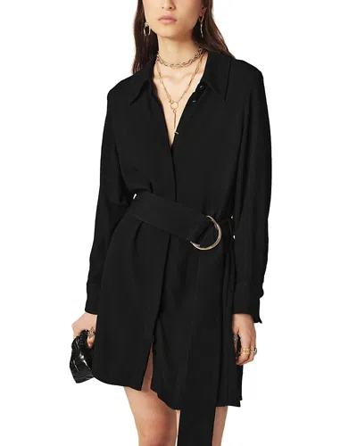 Ba&sh Ba & Sh Ulae Belted Dress In Black
