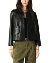 BA&SH BA & SH VESTE MYLOS LEATHER JACKET