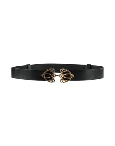 Ba&sh Ba & Sh Woman Belt Black Size 32 Cow Leather