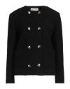 Ba&sh Ba & Sh Woman Jacket Black Size 2 Wool, Polyamide, Polyester, Silk, Acrylic In Black
