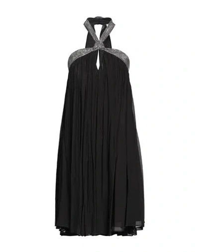 Ba&sh Ba & Sh Woman Midi Dress Black Size 3 Silk