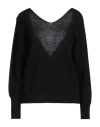 Ba&sh Ba & Sh Woman Sweater Black Size 3 Alpaca Wool, Polyamide